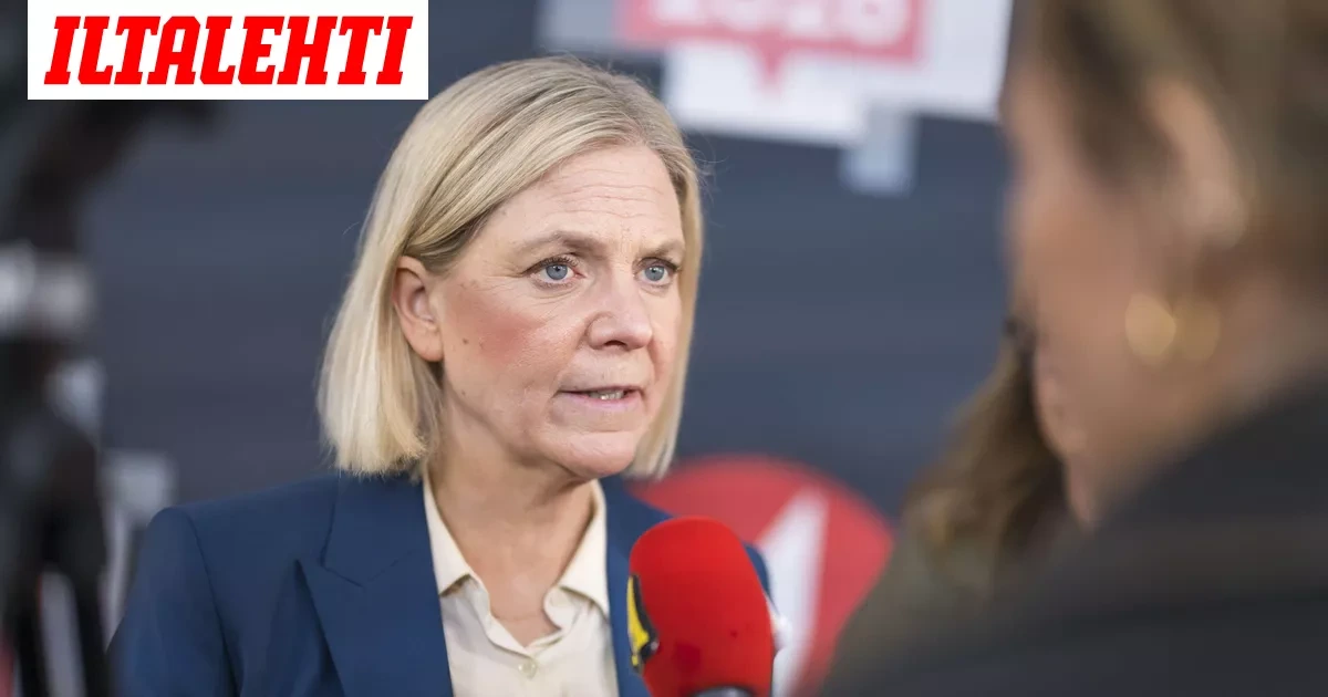 Magdalena Andersson luovuttaa