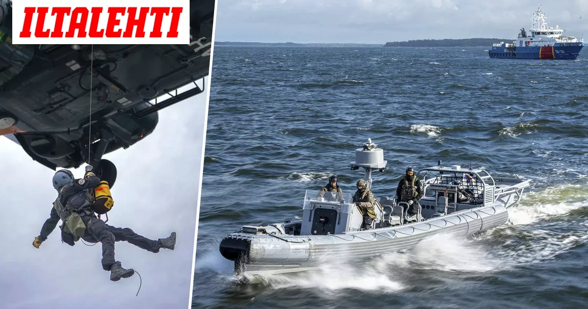Helikopterit ja pikaveneet iskivät jäänmurtajaan Helsingin edustalla – Harjoitus