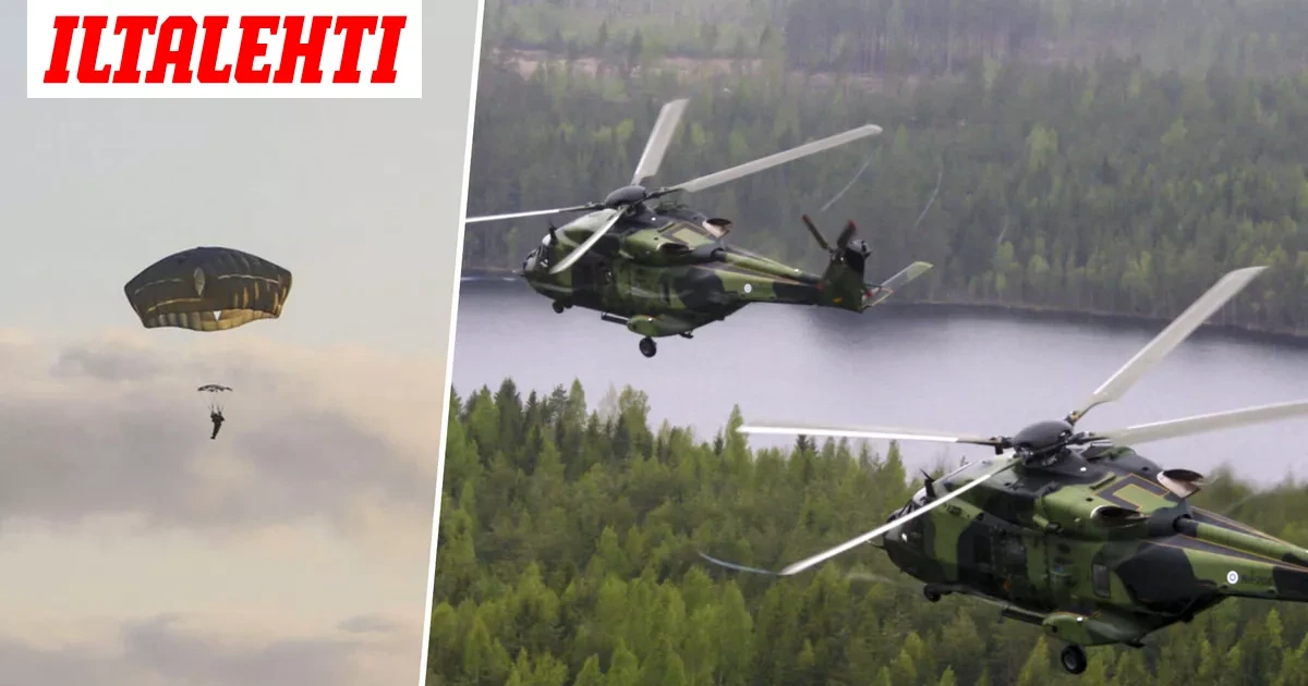 Varoitus melusta – Helikoptereita liikkeellä isolla alueella