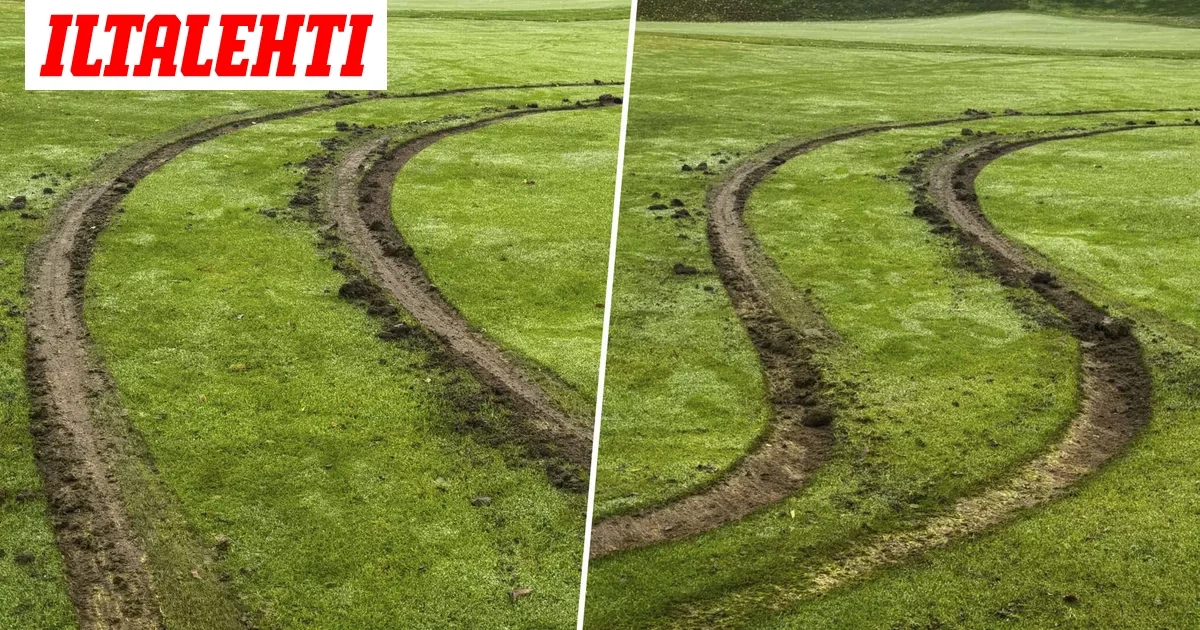 Golfkentän tuhonnut auto käräytetty – Jättimäinen lasku