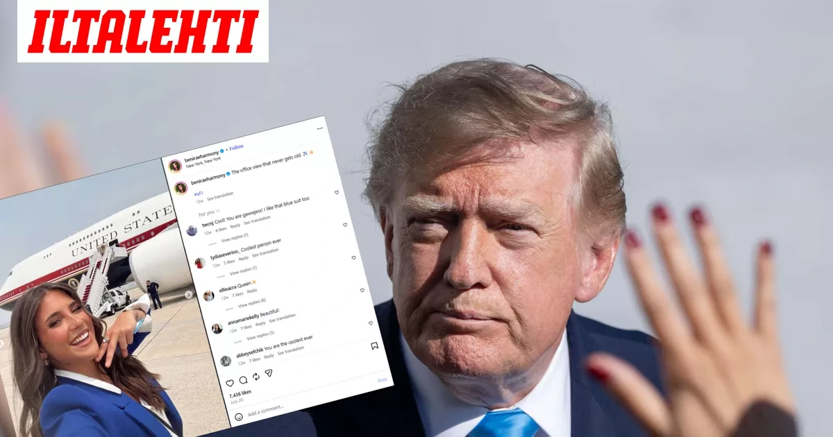 Uusi nainen, 24, ilmestyi Trumpin rinnalle