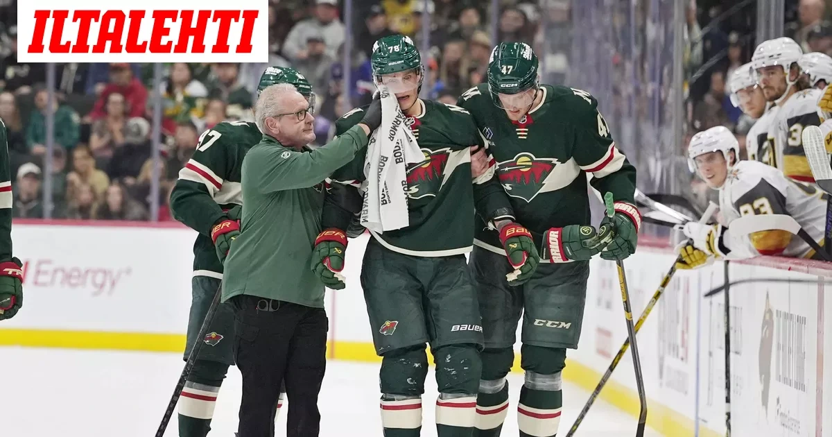 NHL-pelaaja kiidätettiin sairaalaan