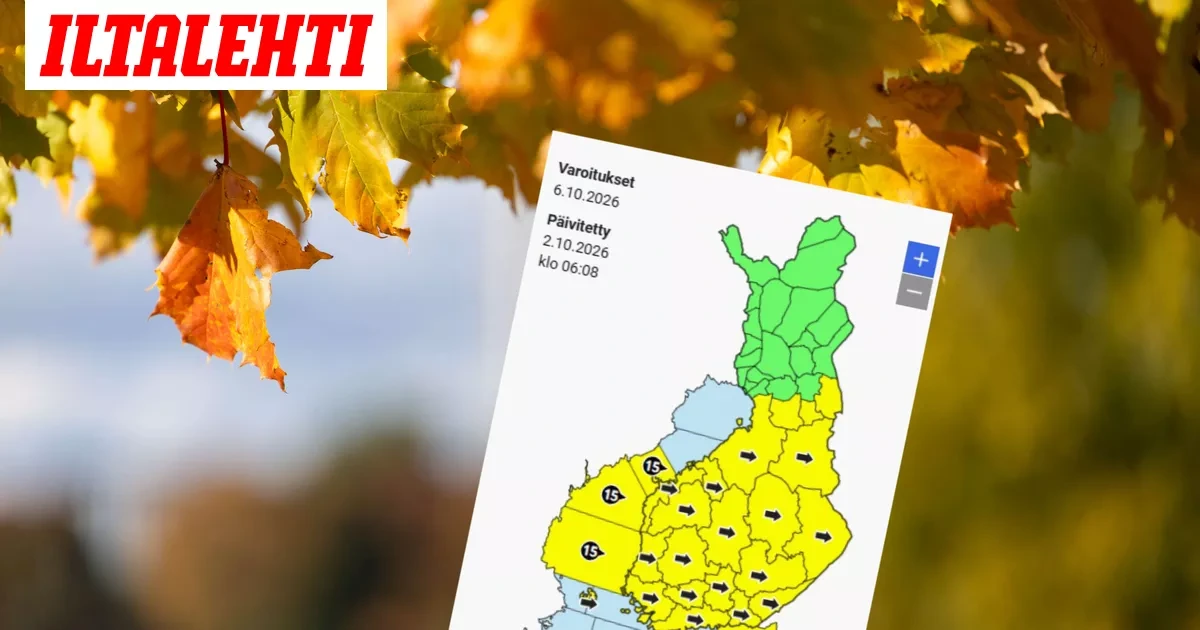 Syksy saapuu rytinällä – Ennusteet väläyttävät myräkkää